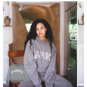 PARKE Monochrome Varsity Mockneck - Stormy L/XL